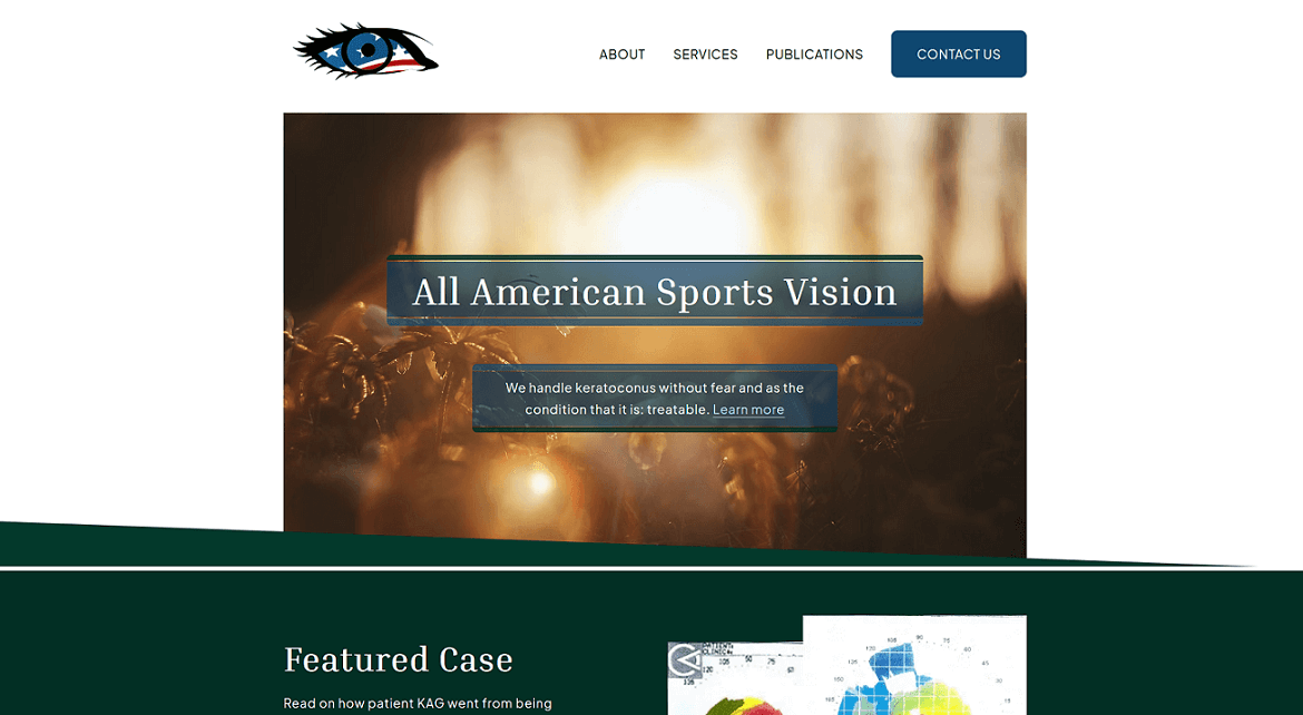 All American Sports Vision project screenshot